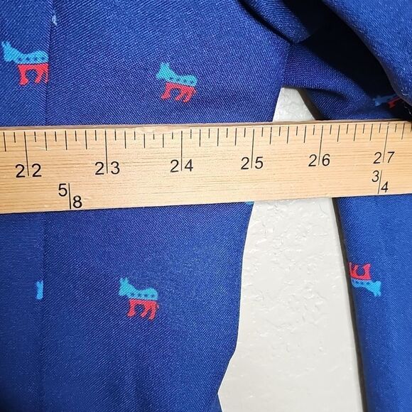 NWT Men's Suit Shinesty Democrat Blue Blazer with Red Pants 52 Jacket, 44 Pant - Picture 8 of 10
